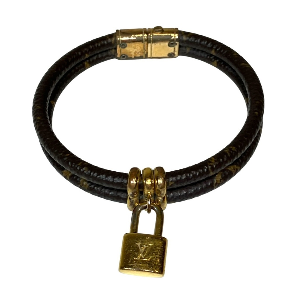LOUIS VUITTON Monogram Charm Bracelet